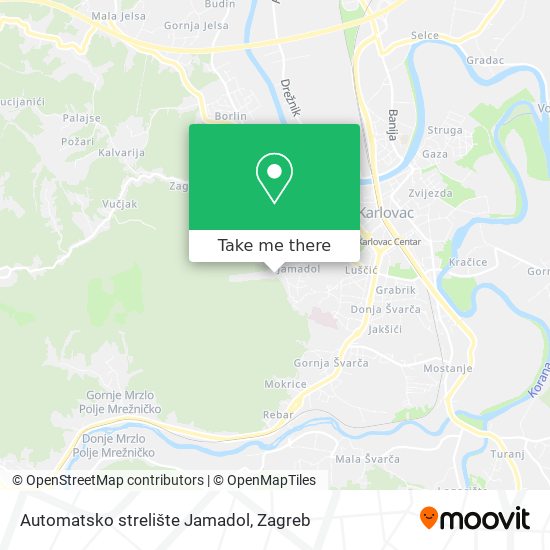 Automatsko strelište Jamadol map