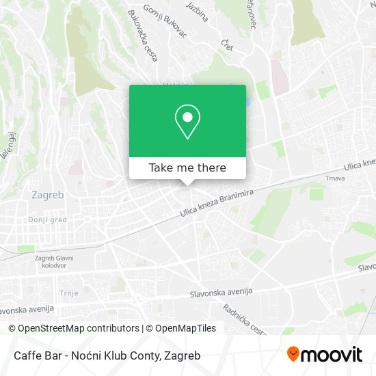 Caffe Bar - Noćni Klub Conty map