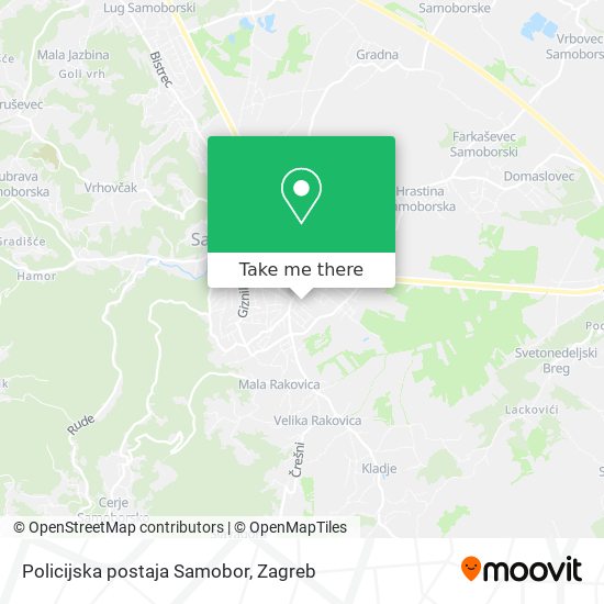 Policijska postaja Samobor map