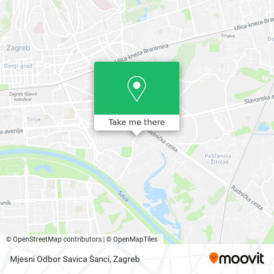 Mjesni Odbor Savica Šanci map
