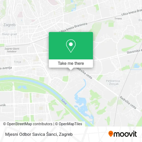 Mjesni Odbor Savica Šanci map