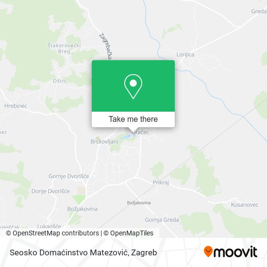 Seosko Domaćinstvo Matezović map