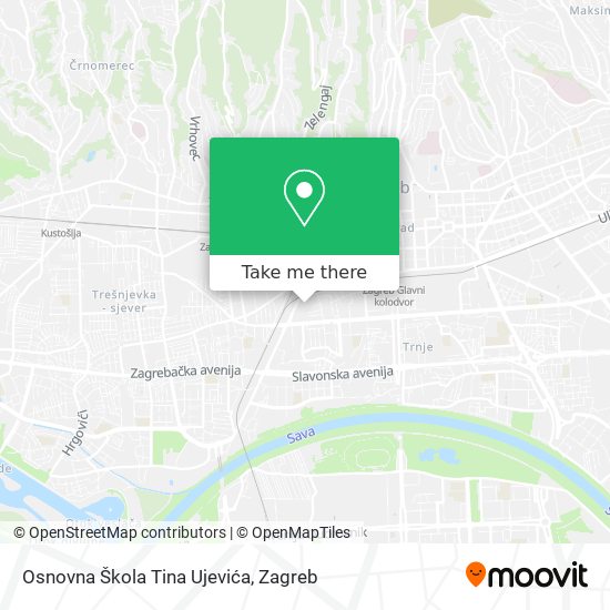 Osnovna Škola Tina Ujevića map