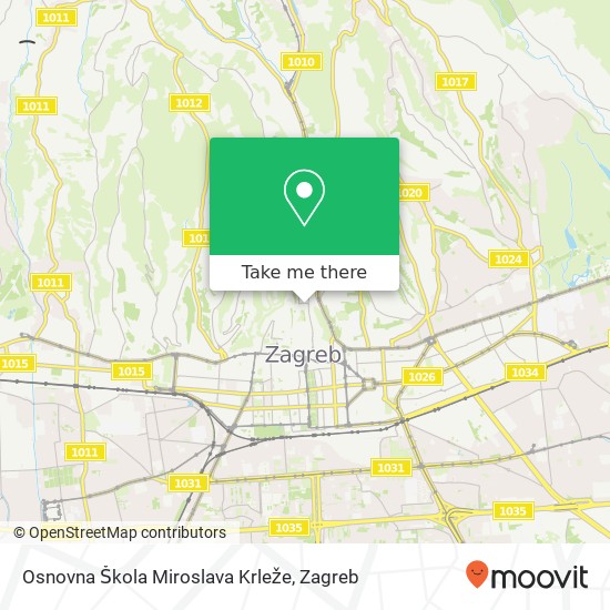 Osnovna Škola Miroslava Krleže map