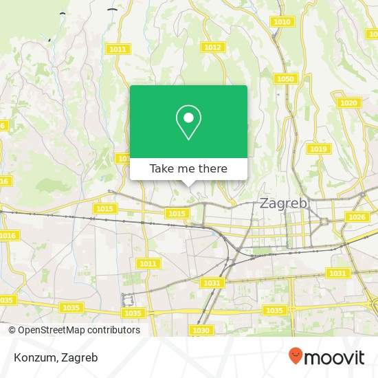 Konzum map