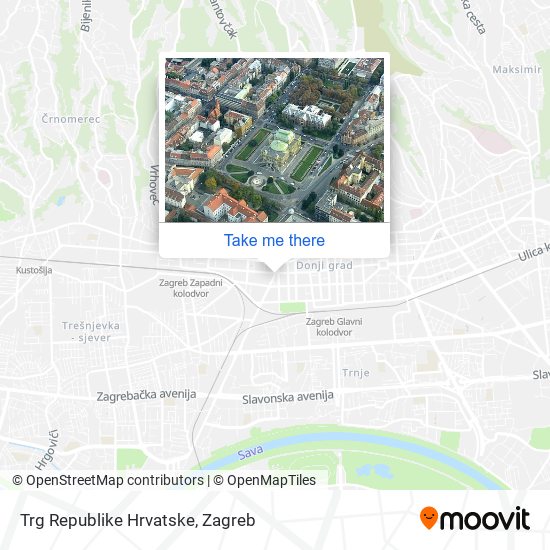 Trg Republike Hrvatske map