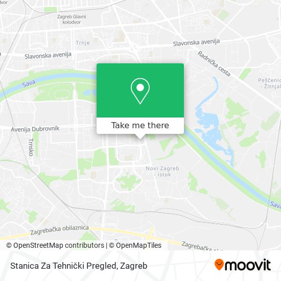Stanica Za Tehnički Pregled map