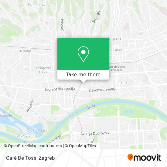 Café De Toss map