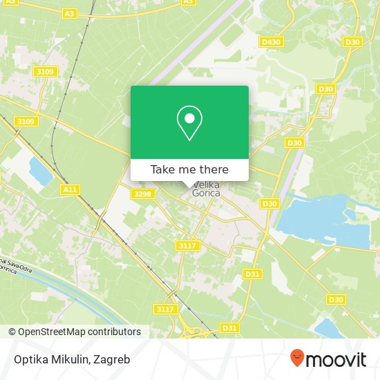 Optika Mikulin map