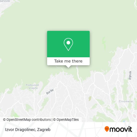 Izvor Dragolinec map