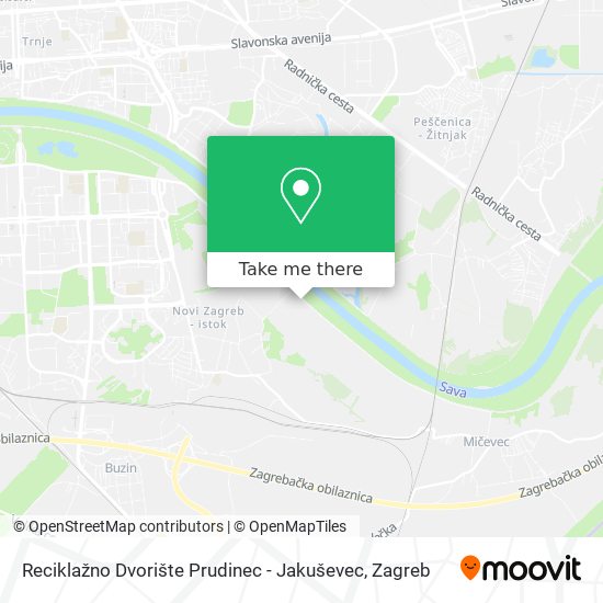 Reciklažno Dvorište Prudinec - Jakuševec map