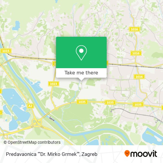 Predavaonica ""Dr. Mirko Grmek"" map