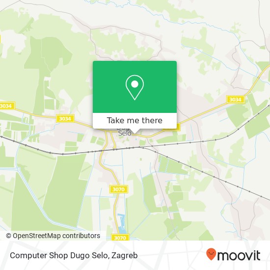 Computer Shop Dugo Selo map