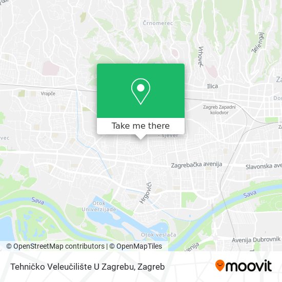 Tehničko Veleučilište U Zagrebu map