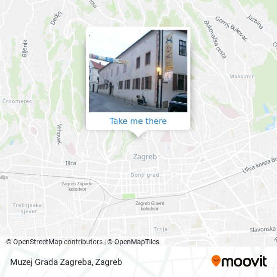 Muzej Grada Zagreba map