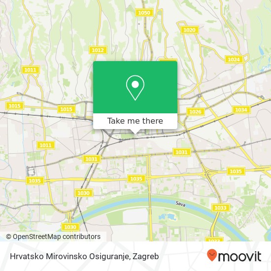 Hrvatsko Mirovinsko Osiguranje map