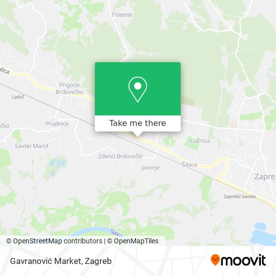 Gavranović Market map