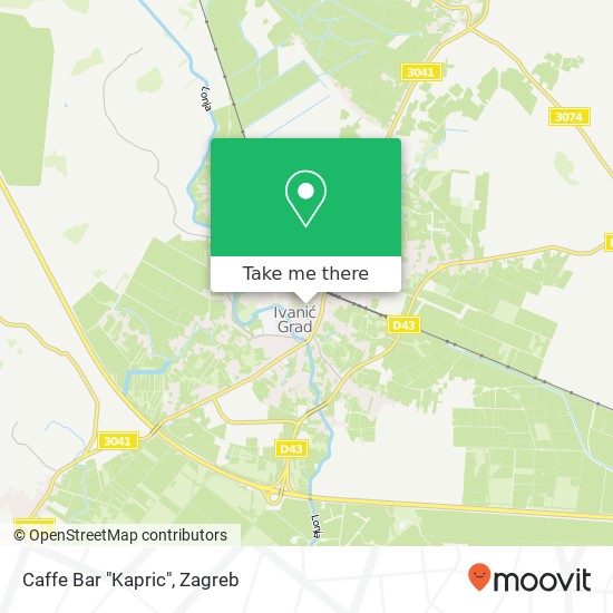 Caffe Bar "Kapric" map