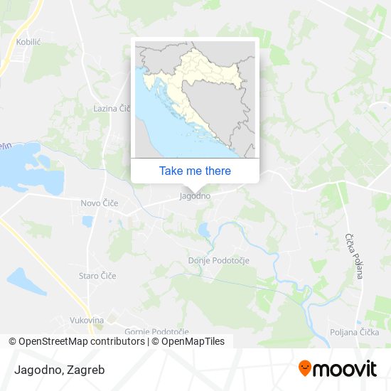 Jagodno map