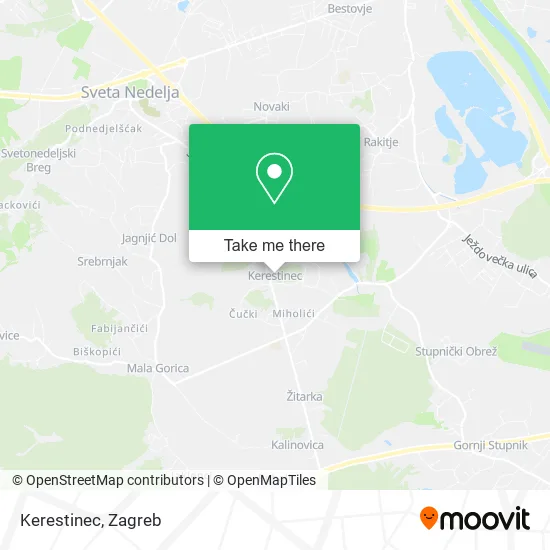 Kerestinec map