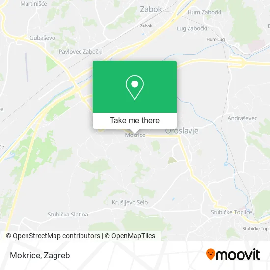 Mokrice map