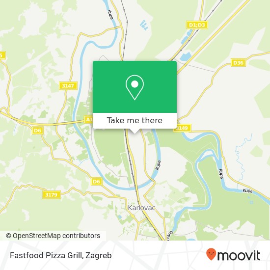 Fastfood Pizza Grill map