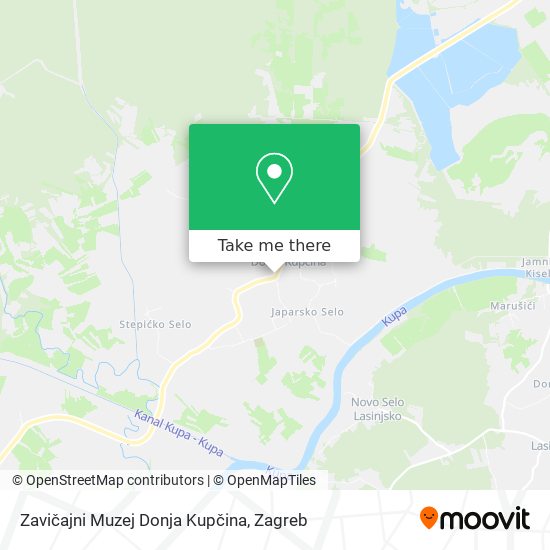 Zavičajni Muzej Donja Kupčina map