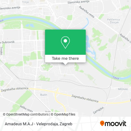 Amadeus M.A.J - Veleprodaja map