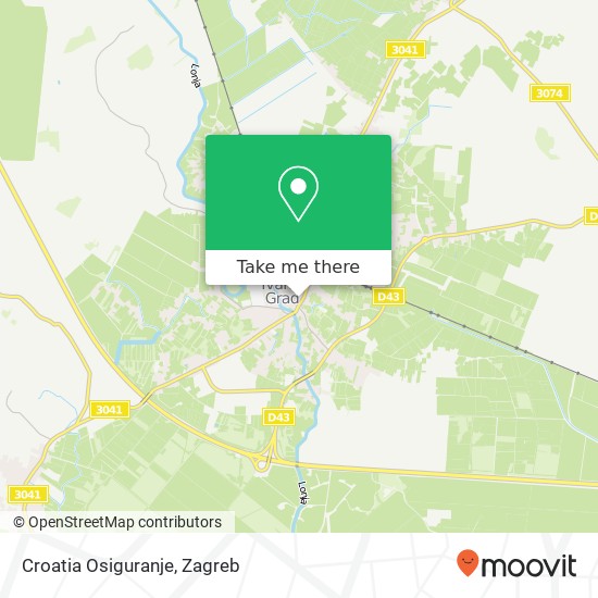 Croatia Osiguranje map