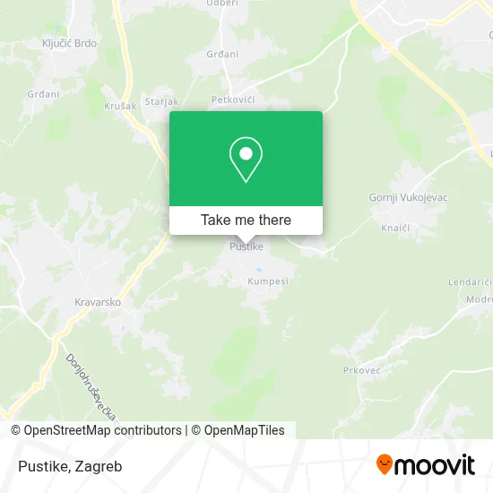 Pustike map