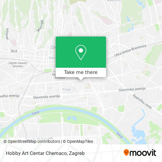 Hobby Art Centar Chemaco map