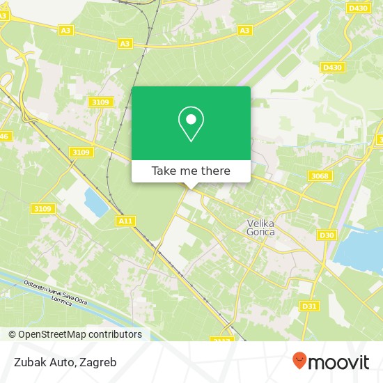 Zubak Auto map