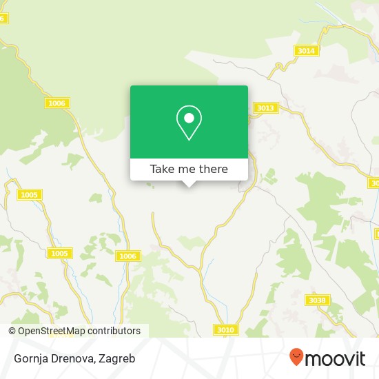 Gornja Drenova map