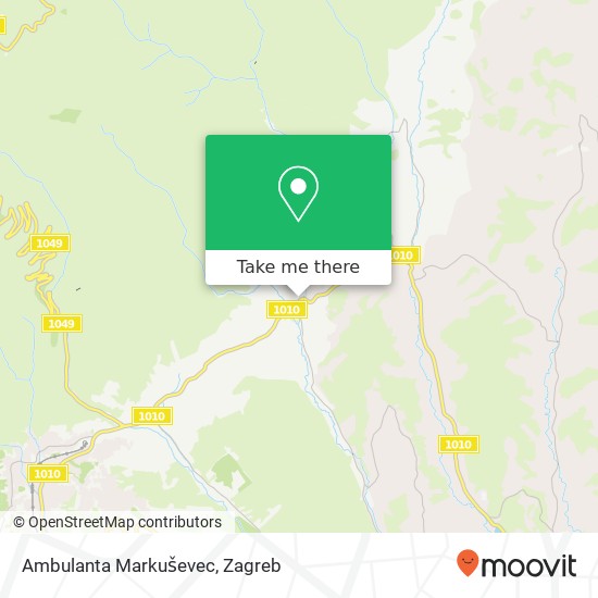 Ambulanta Markuševec map