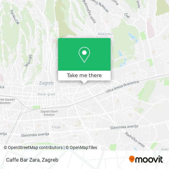 Caffe Bar Zara map