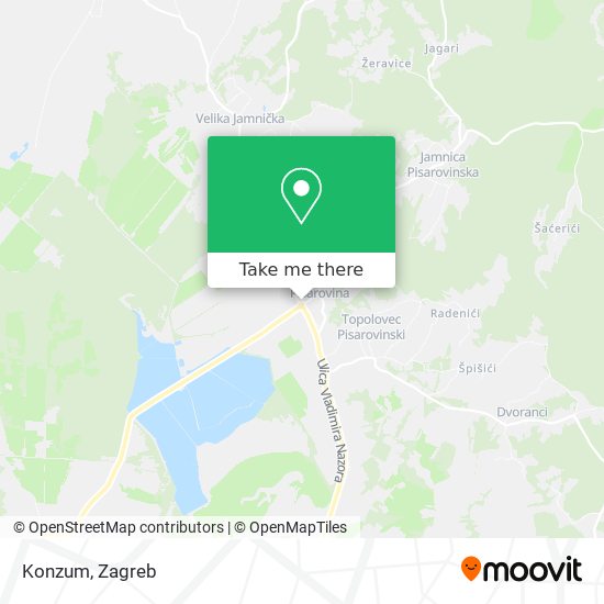 Konzum map