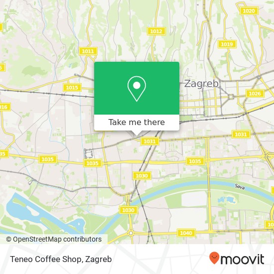 Teneo Coffee Shop map