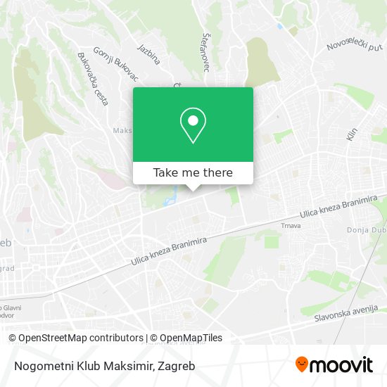 Nogometni Klub Maksimir map