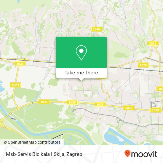 Msb-Servis Bicikala I Skija map