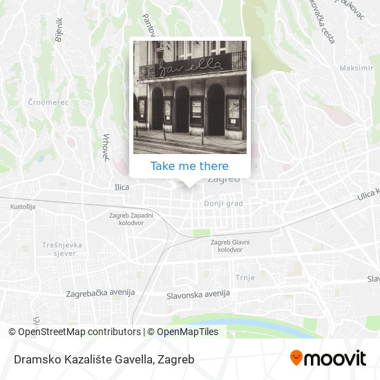 Dramsko Kazalište Gavella map