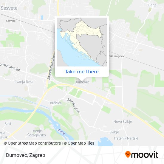 Dumovec map
