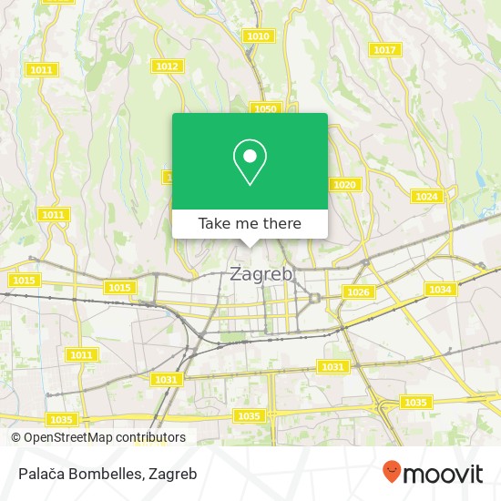 Palača Bombelles map