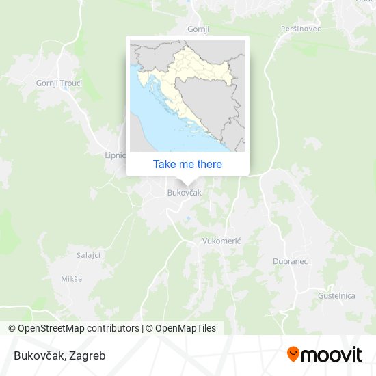 Bukovčak map
