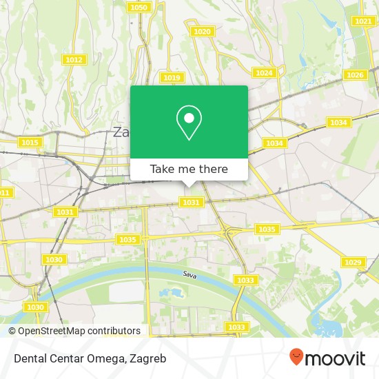 Dental Centar Omega map