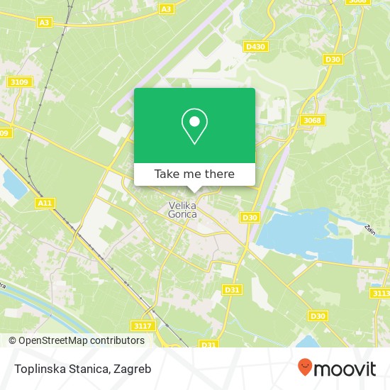 Toplinska Stanica map