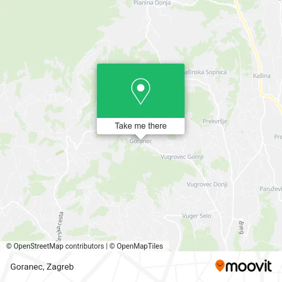 Goranec map