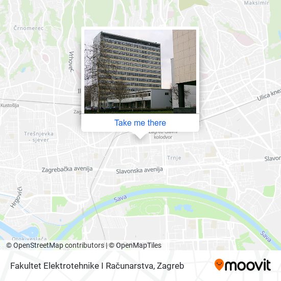 Fakultet Elektrotehnike I Računarstva map
