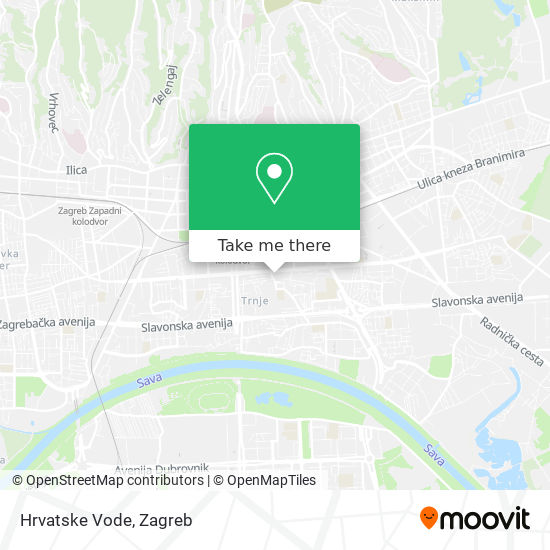 Hrvatske Vode map