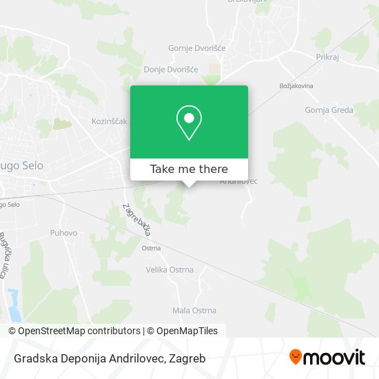 Gradska Deponija Andrilovec map