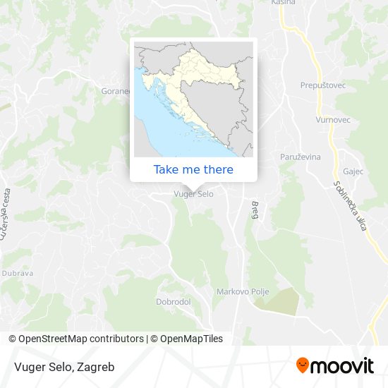 Vuger Selo map